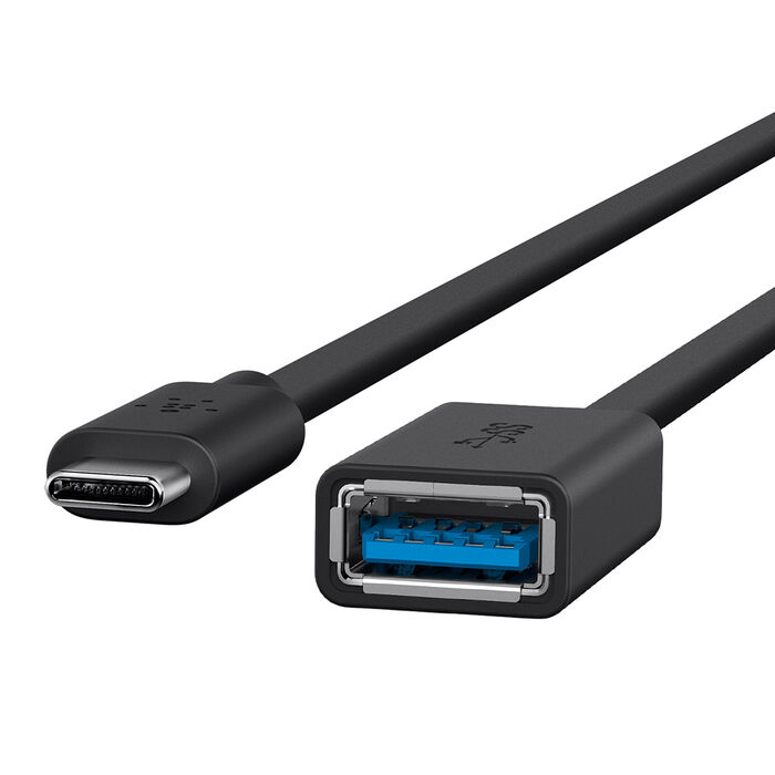 3.0 USB-C to USB-A Adapter (USB-C Adapter), Zwart, hi-res